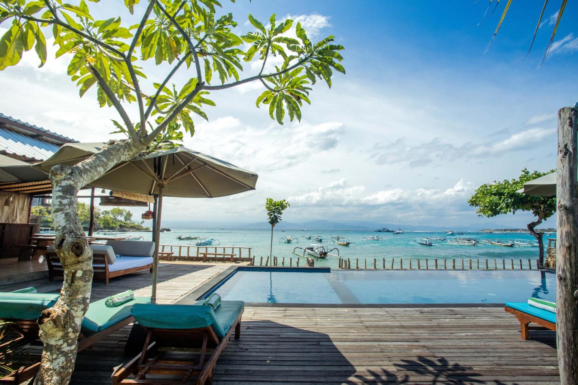Hotel D'Muncuk Huts Lembongan Exterior foto