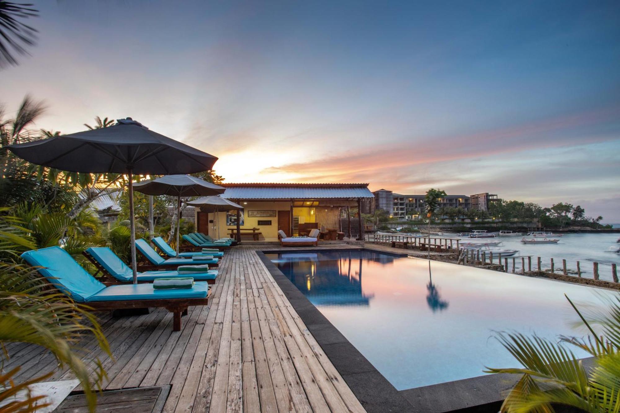 Hotel D'Muncuk Huts Lembongan Exterior foto